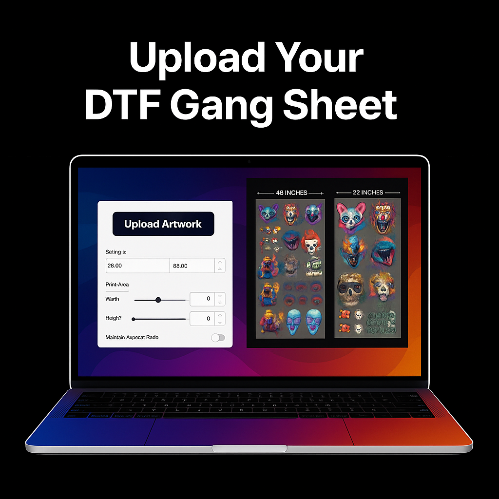 Upload Your DTF Gang Sheet