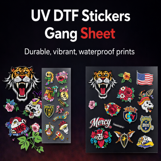 Upload UV DTF Stickers Gang Sheet
