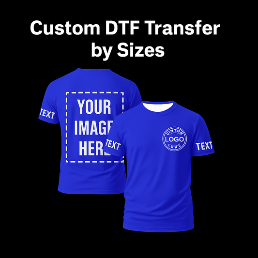DTF Transfer by Sizes