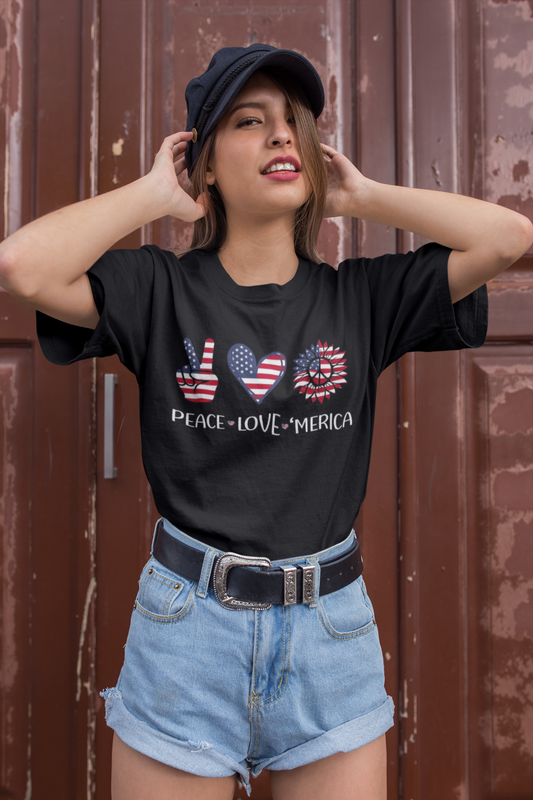 PEACE LOVE "MERICA"